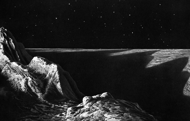 Illustration for article titled The first science artist to draw accurate pictures of Mars and the Moon